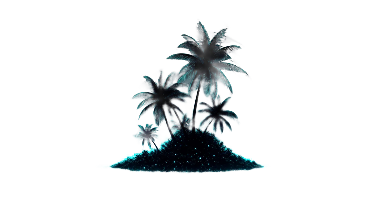 Isla digital ilustrada, símbolo de Digital Island